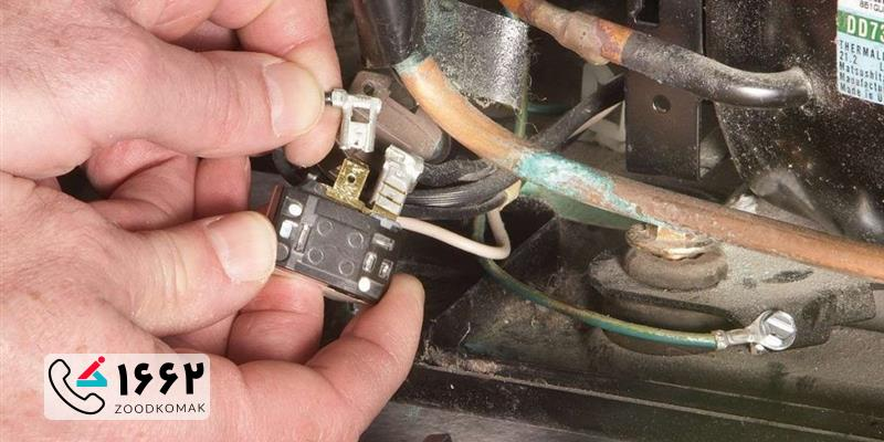 هزینه تعمیر داغ شدن موتور یخچال